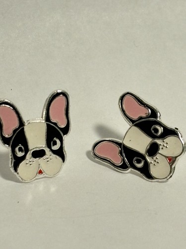 Frenchie dog stud earrings - frenchie,
