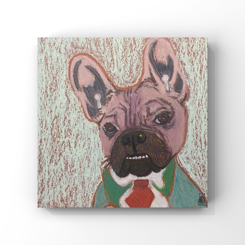Frenchie fine art dog - ‘frenchie’,