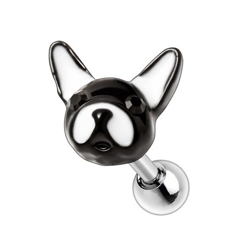 French bulldog cartilage stud - french,