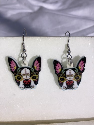Boston terrier dog dangle - boston,
