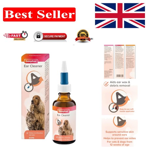 Ear cleaner for dogs cats - &,