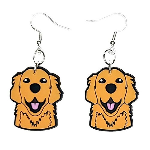 Golden retriever earrings - retriever,