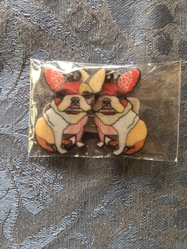 Acrylic boston pug frenchie - acrylic, boston/pug/frenchie