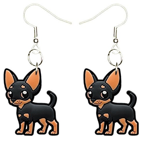 Chihuahua earrings handmade - earrings,